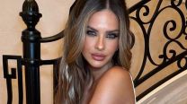 Con un vestido metálico ajustado, la China Suárez conquistó Ibiza en una noche de gala