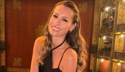Pampita en el cumpleaños de su novio, Martin Pepa