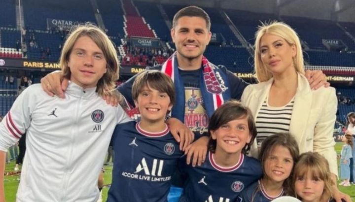 El gesto de apoyo del hijo de Wanda Nara a Mauro Icardi