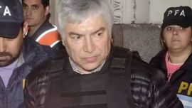 Lázaro Báez fue internado de urgencia por un cuadro de pulmonía