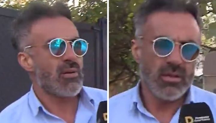 La brutal agresión de Leopoldo Luque contra un cronista: "No vengas a romper las pelotas"