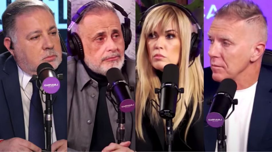 Fabián Doman, Jorge Rial, Viviana Canosa y Alejandro Fantino
