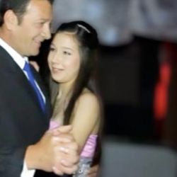 Nahir y su padre, y el vals de los 15 años. | Foto:CEDOC