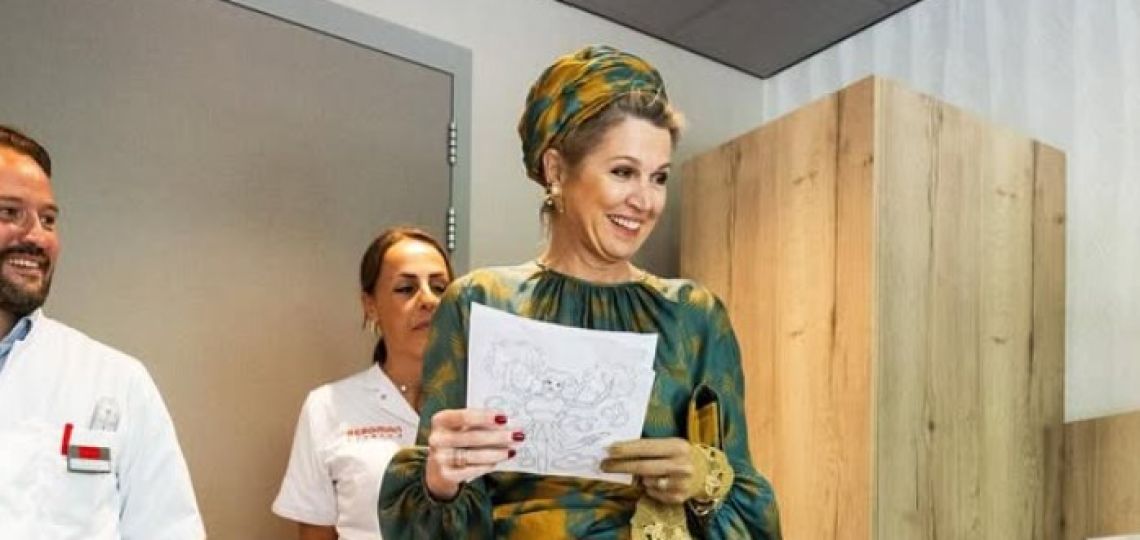 Máxima de Holanda enseña a reciclar un look elegante por tercera vez