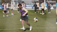 Entrenamiento de la Selección argentina