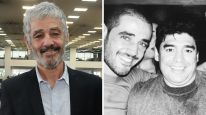 Germán Palacios y Diego Maradona