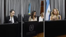 Los jueces Maximiliano Savarino, Julieta Makintach y Verónica Di Tomasso 20250603