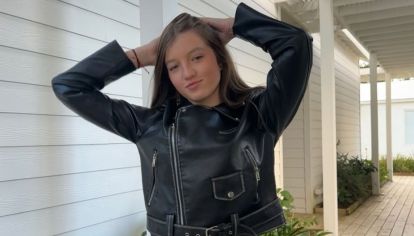 La hija de la modelo demostró su pasión por la moda con un increíble look. 