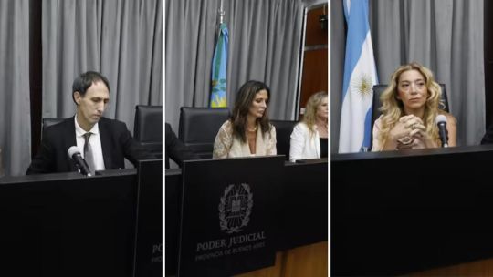 Los jueces Maximiliano Savarino, Julieta Makintach y Verónica Di Tomasso 20250603