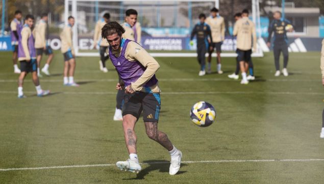 Entrenamiento de la Selección argentina