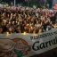 Hospital staff march to Obelisk in pay dispute protest