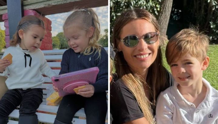 Sarah Burlando y Anita García Moritán bailaron juntas en el cumpleaños de Gauthier, el ahijado de Pampita