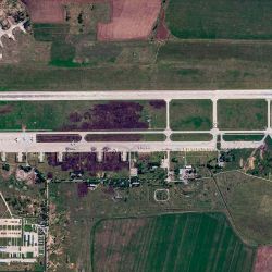 Vista de la Base aérea de Belaya, en Siberia oriental. Foto de AFP | Foto:AFP