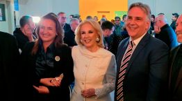 Martín LLarora junto Prunotto y Mirtha Legrand