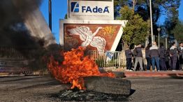 Protesta en Fadea