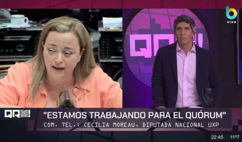 Cecilia Moreau en diálogo con QR