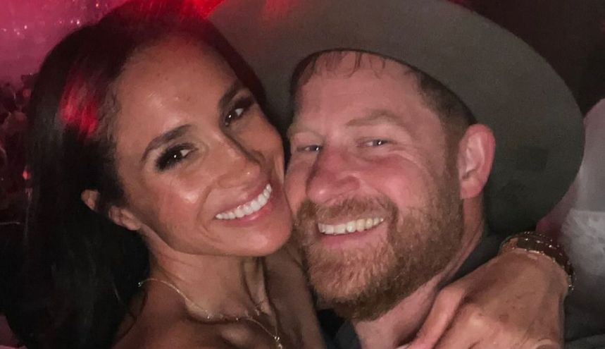 Meghan Markle y el príncipe Harry 