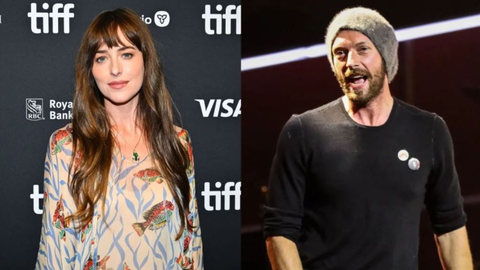 Dakota Johnson y Chris Martin