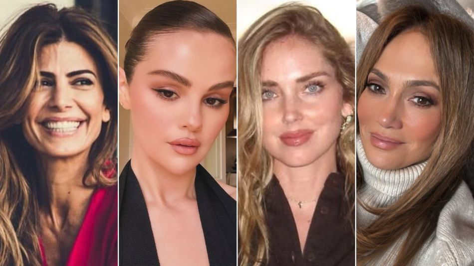 Juliana Awada, Selena Gomez, Chiara Ferragni, Jennifer López