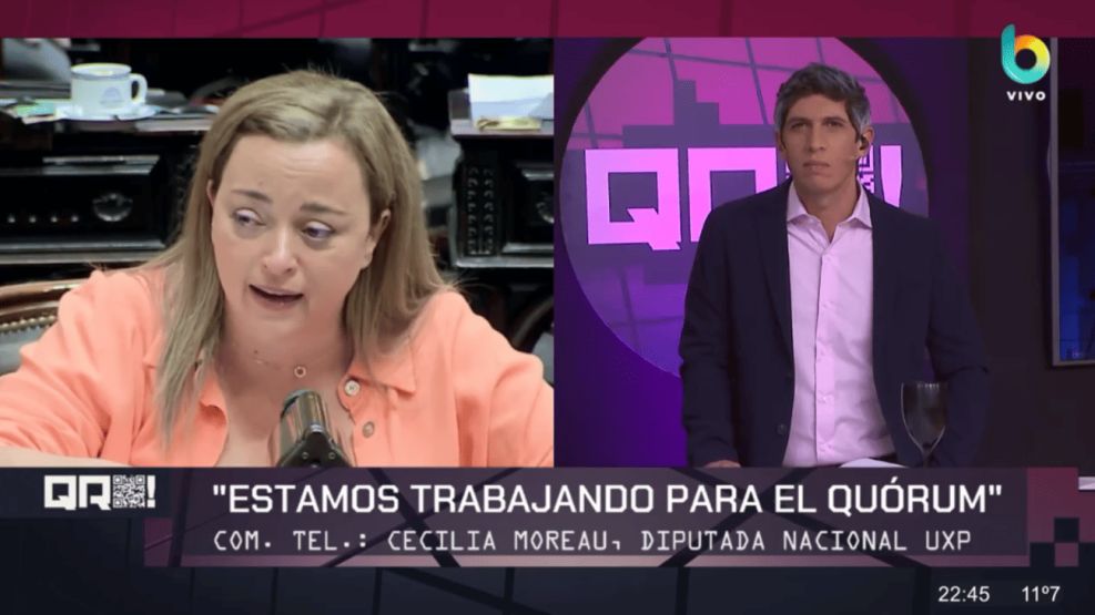 Cecilia Moreau en diálogo con QR