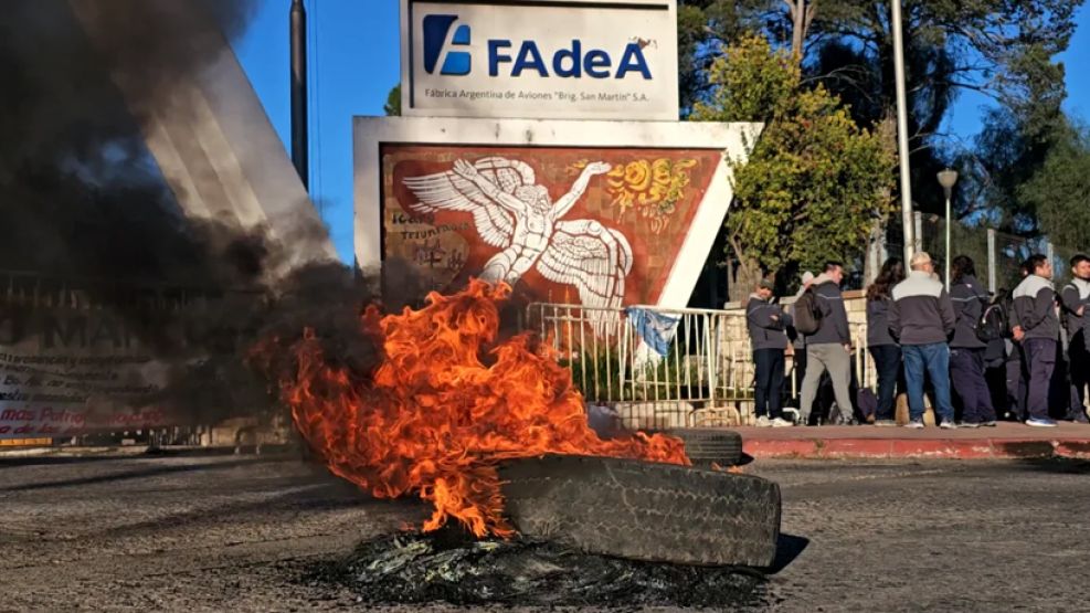 Protesta en Fadea