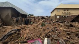 Las inundaciones repentinas arrasaron la ciudad de Mokwa, en Nigeria. 