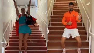 Aryna Sabalenka y Novak Djokovic