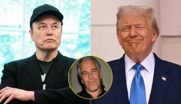 Elon Musk, Donald Trump y Jeffrey Epstein