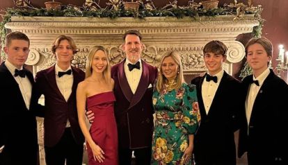 Pablo de Grecia y su familia