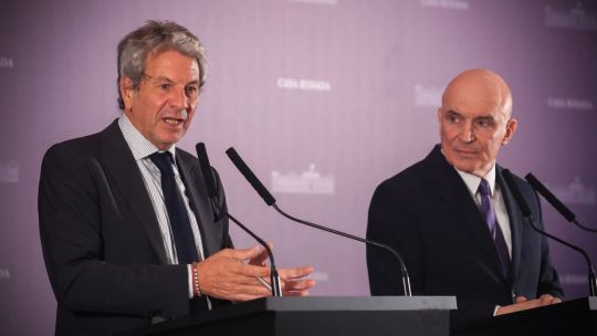 ARCA tax bureau chief Juan Pazo, José Luis Espert.