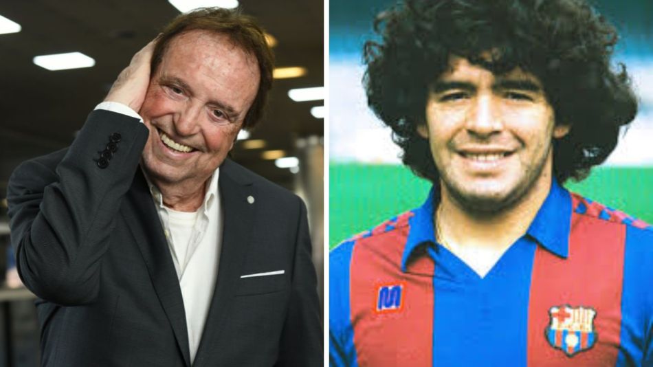 Dyango y Diego Maradona 