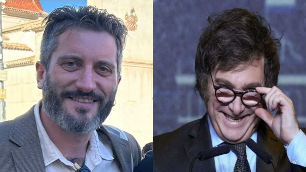 Víctor Egío y Javier Milei 20250605