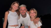 Francesca, Isabella y Mauro Icardi