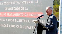 Esteban Avilés recupera el servicio de Agua y cloacas 