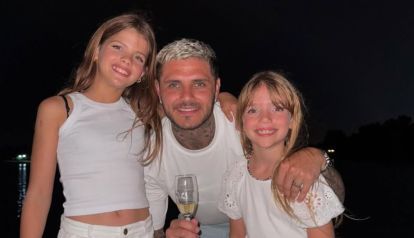 Francesca, Isabella y Mauro Icardi