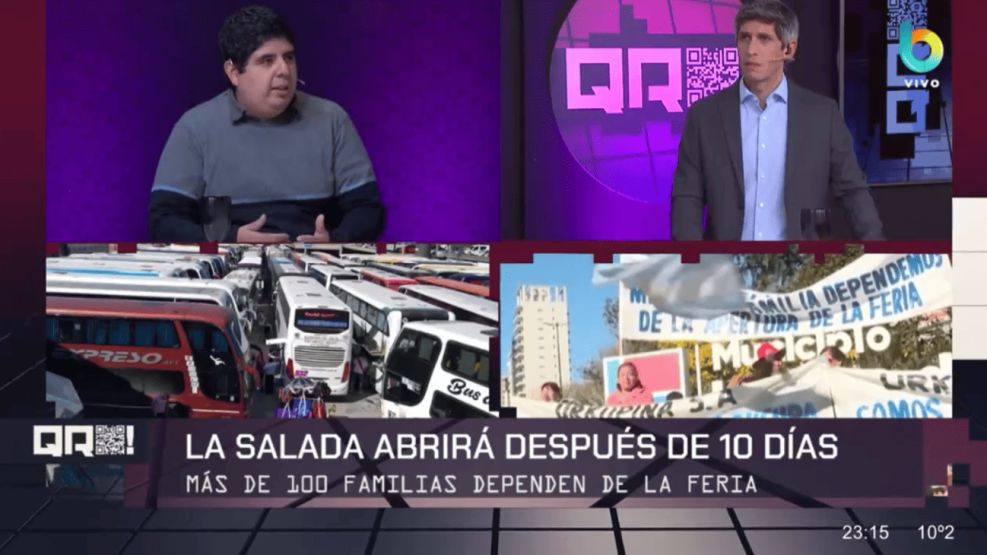 Tras su clausura, vuelva la feria La Salada - QR