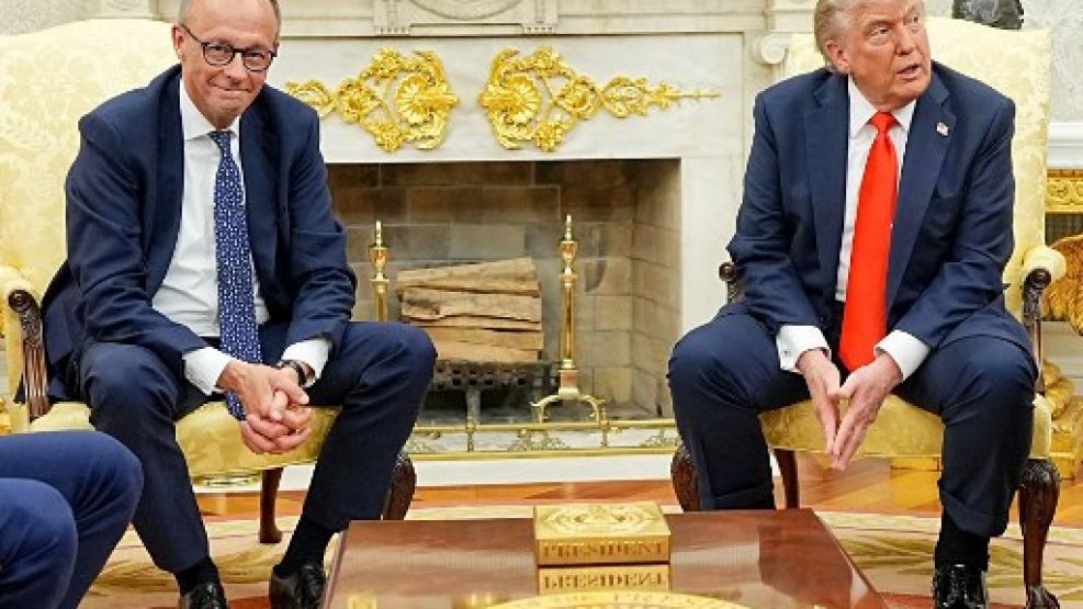 Trump recibio a Merz