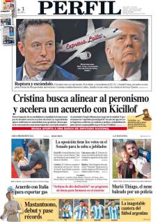 La tapa del Diario PERFIL del sábado 7 de junio de 2025