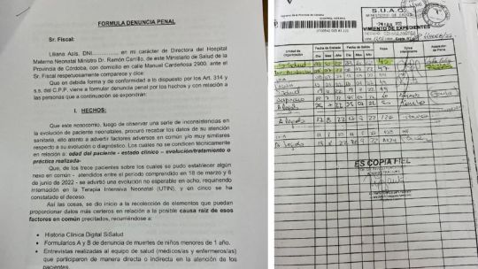 La denuncia que no se presentó