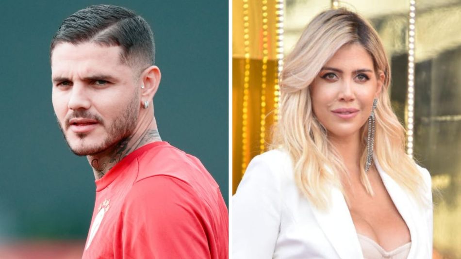 Mauro Icardi y Wanda Nara