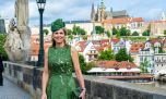 Es “verde Máxima” el vestido de encaje con el que la Reina de Holanda siempre deslumbra