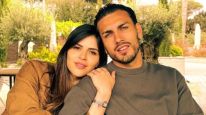 Camila Galante y Leandro Paredes