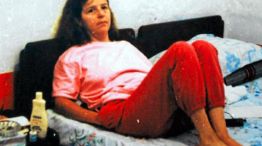 Diana Turbay, la madre del senador baleado, Miguel Uribe, cuando estaba secuestrada por Pablo Escobar en 1991: terminaría asesinada días después.