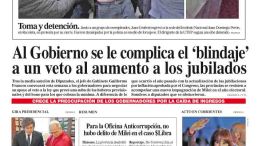 La tapa del Diario PERFIL del domingo 8 de junio de 2025
