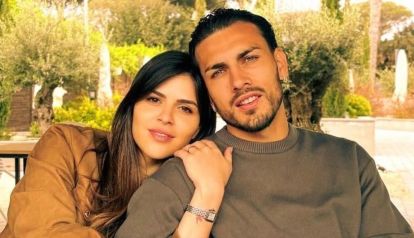 Camila Galante y Leandro Paredes