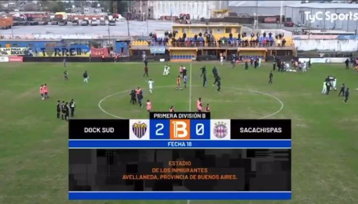 Dock Sud vs Sacachispas