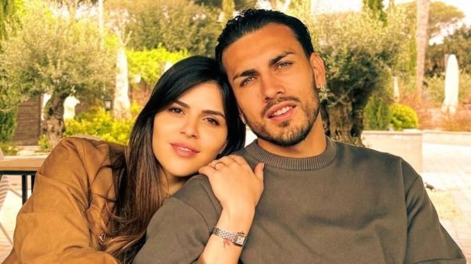 Camila Galante y Leandro Paredes