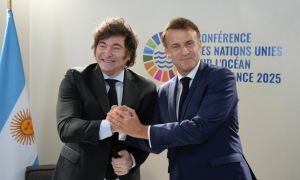 Javier Milei y Emmanuel Macron