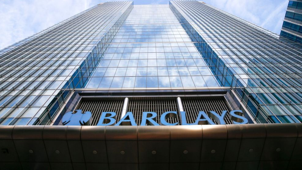 The Barclays Plc offices in Canary Wharf, London.