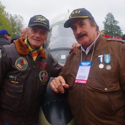 Owen Crippa y el regreso del avión 4-A-115 que combatió en Malvinas.